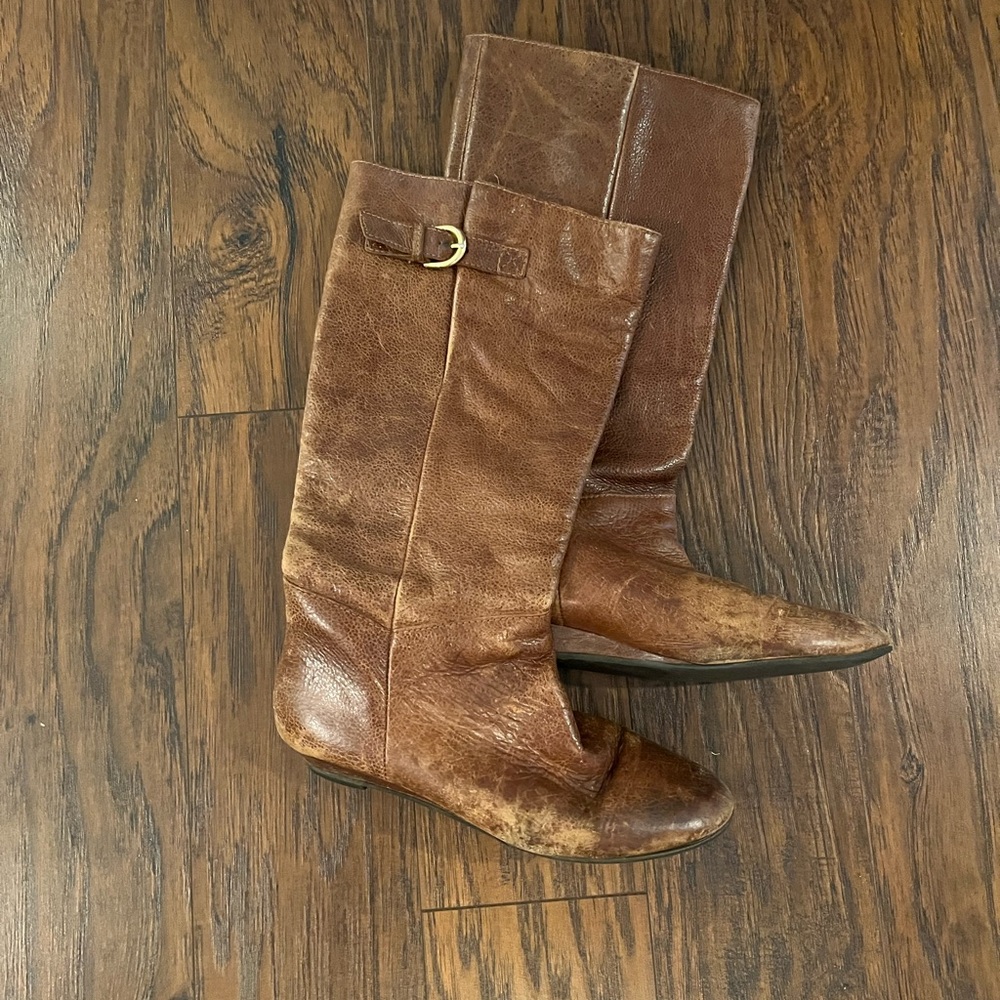 Steve Madden Brown Heeled Boots - Picture 3 of 4